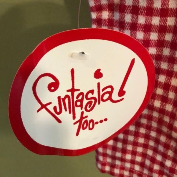 Funtasia! Too Snowman Red Turtleneck Long Sleeves with Red/White Checkered Pants - Picture 5 of 7